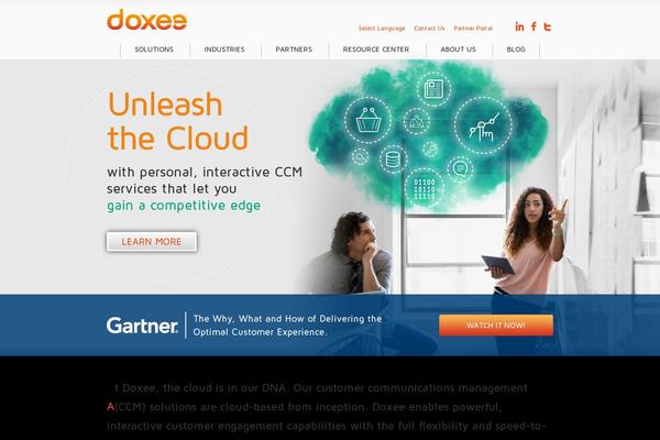 doxee.com site used Doxee