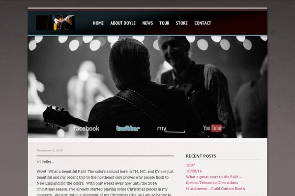 Grammy theme site design template sample