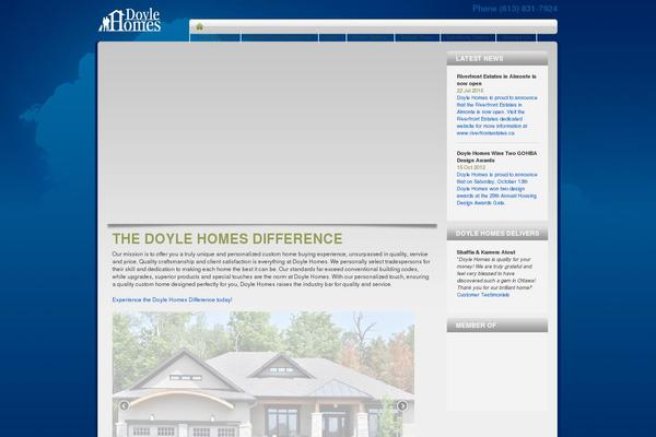 doylehomes.ca site used Doylehomes