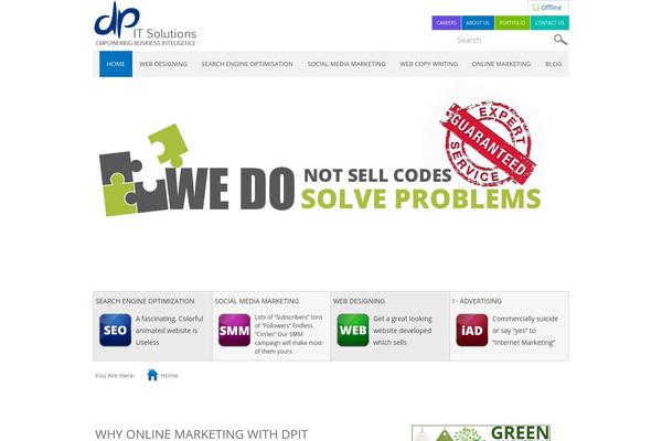 WordPress website example screenshot