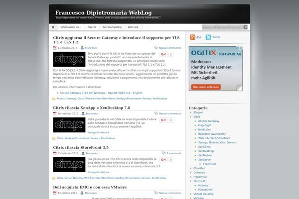 WordPress website example screenshot