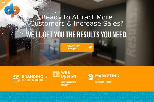 WordPress website example screenshot