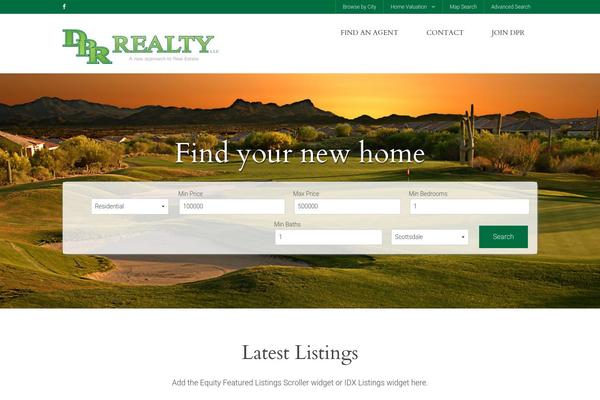 WordPress website example screenshot
