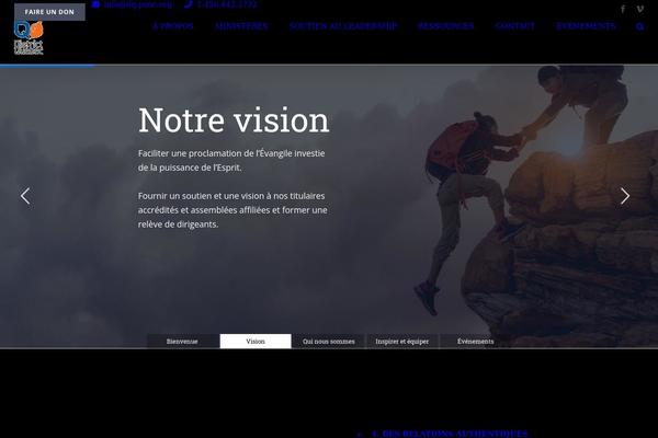 WordPress website example screenshot