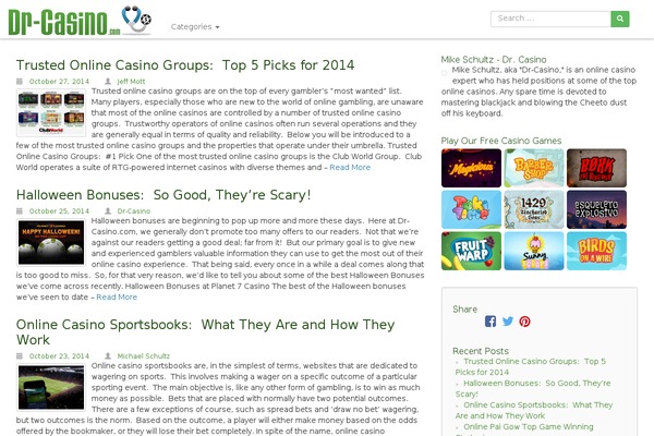 dr-casino.com site used C301