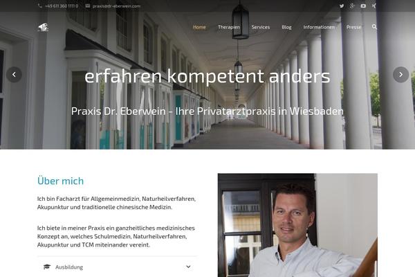 Zephyr theme site design template sample