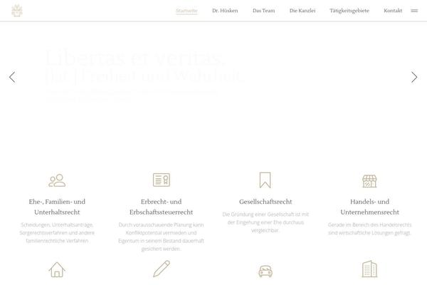 Anwalt theme site design template sample