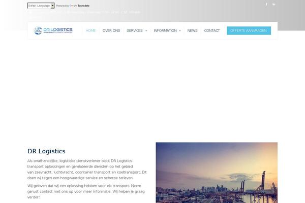 TransPress theme site design template sample