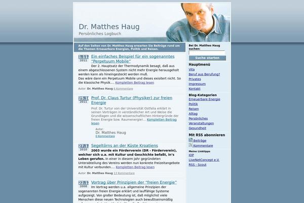 WordPress website example screenshot