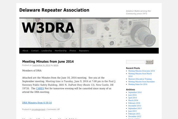 WordPress website example screenshot
