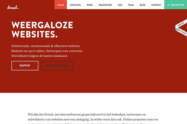 DraadCore theme websites examples