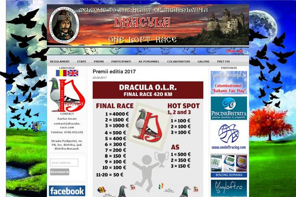 dracula-race.com site used Itablet