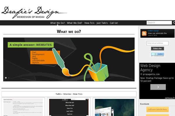 drafie-design.nl site used Suffu Scion
