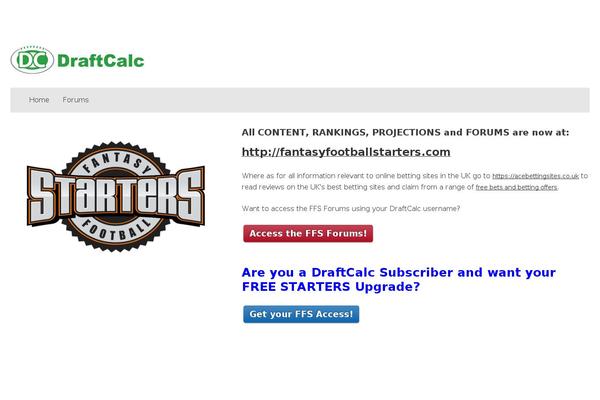 draftcalc.com site used Air