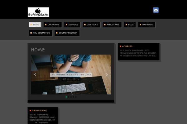 inFocus theme site design template sample