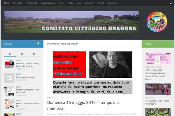 Hueman theme site design template sample