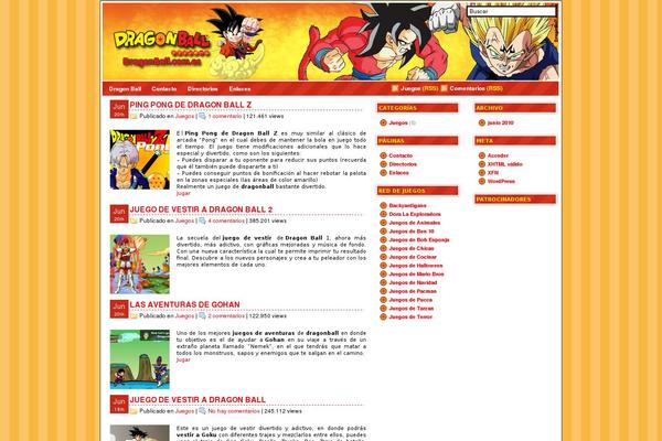 Dragon theme site design template sample