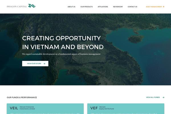dragoncapital.com site used Vdmdragoncapital