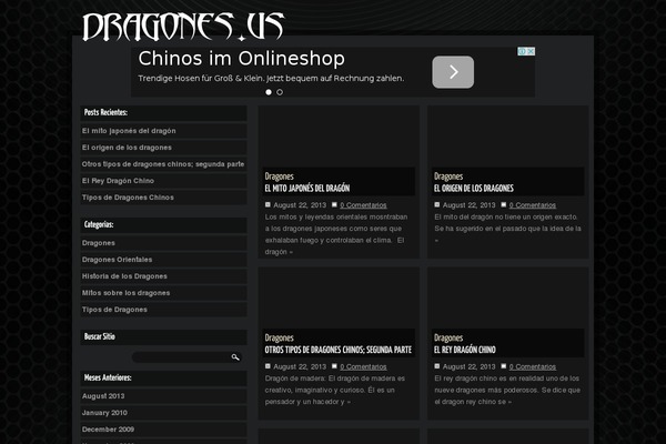 dragones.us site used Magnifica