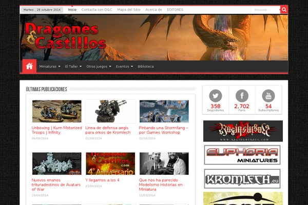 Sahifa theme site design template sample