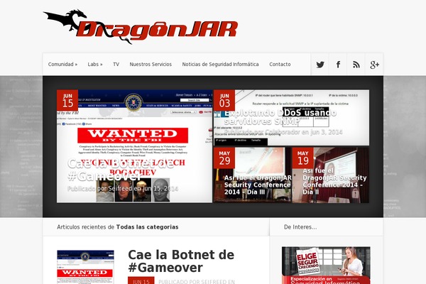 dragonjar.org site used Servicios-seguridad-informatica