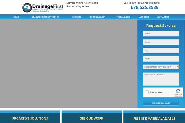 drainagefirst.com site used Riviera