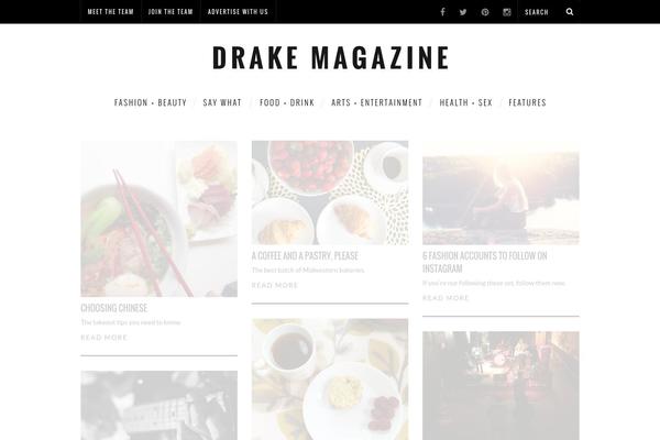 drakemagazine.com site used Simplemag3