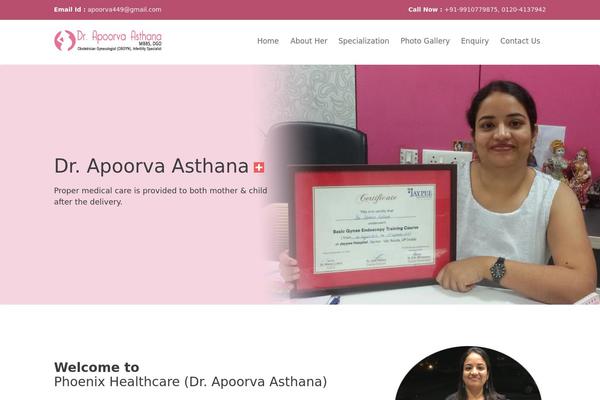 drapoorva.com site used New-design