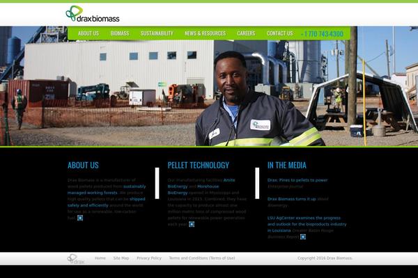 WordPress website example screenshot