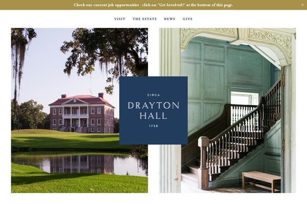 draytonhall.org site used Drayton-hall