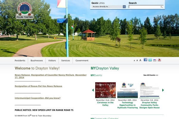 draytonvalley.ca site used Draytonvalley