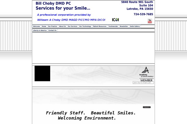 drbillchoby.com site used Deardoctor