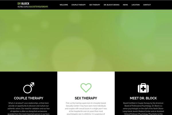 Psychologist theme site design template sample