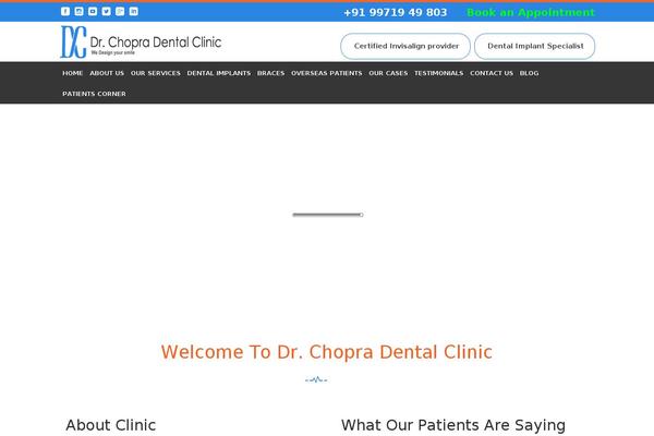 drchopradentalclinic.com site used Chopra