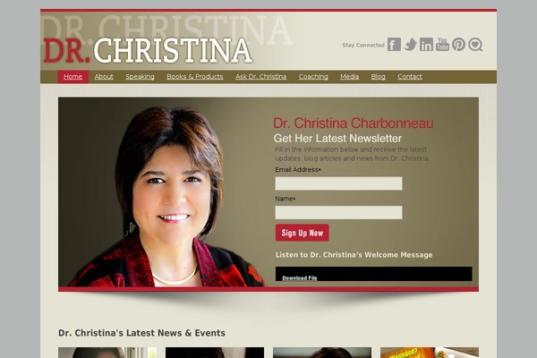 drchristina.com site used Paralex