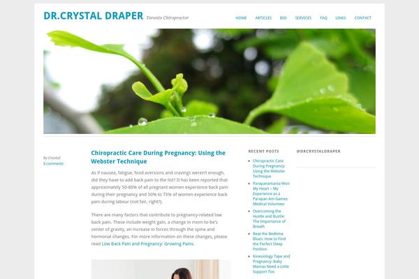 WordPress website example screenshot