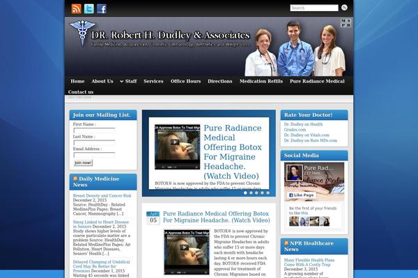Graphene theme site design template sample