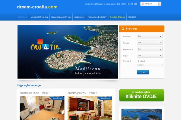 dream-croatia.com site used Croatia