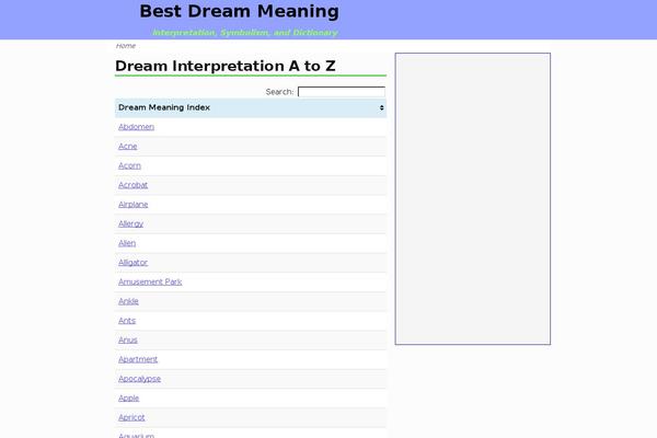dream-meaning.net site used Fastest