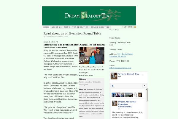 dreamabouttea.com site used Thesis-15