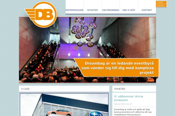 dreambag.se site used Dreambag-theme