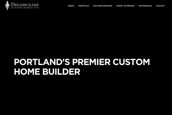 dreambuildercustomhome.com site used DreamBuilder