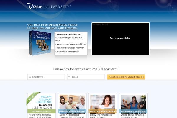 dreamcoach.com site used Avada