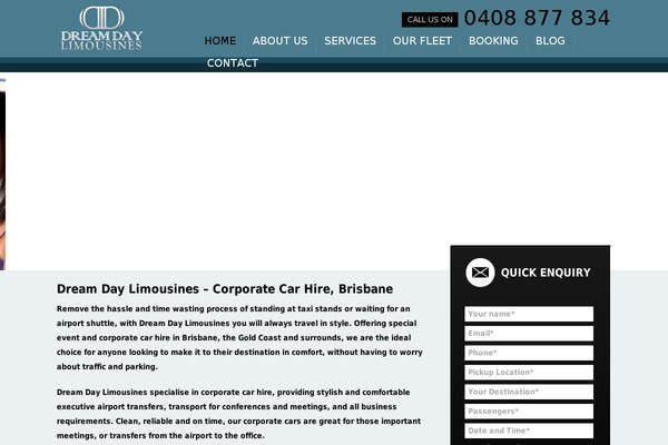 dreamdaylimousines.com.au site used Dreamdaylimousines