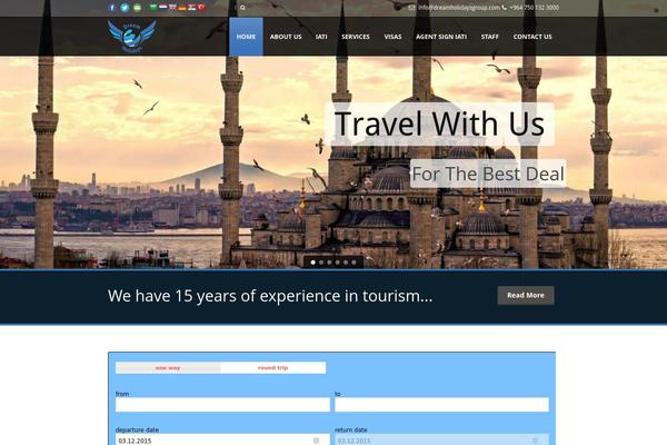 dreamholidaysgroup.com site used Tour Package V1.02