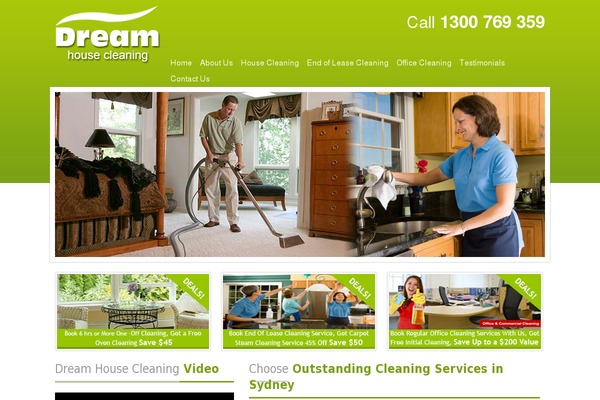 dreamhousecleaning.com.au site used Dreamhouse