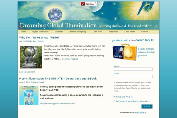 dreamingglobalillumination.com site used Dreamingglobal