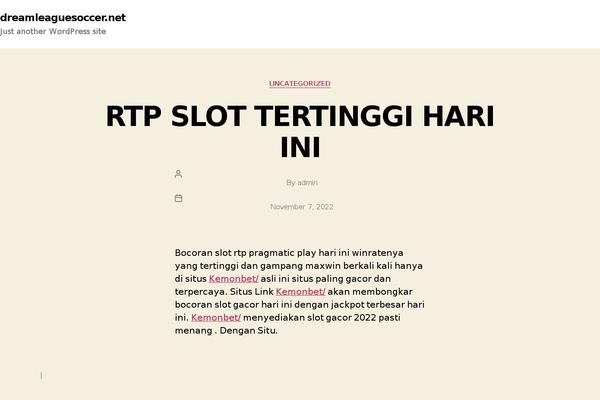 Twenty Twenty theme site design template sample