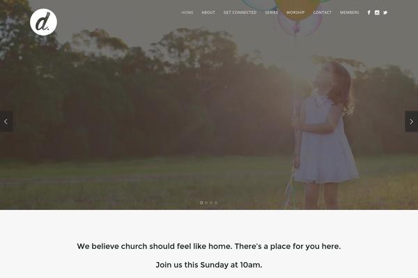 dreamlifechurch.com site used Story