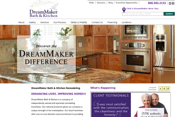 dreammaker-remodel.com site used Surepress-dm